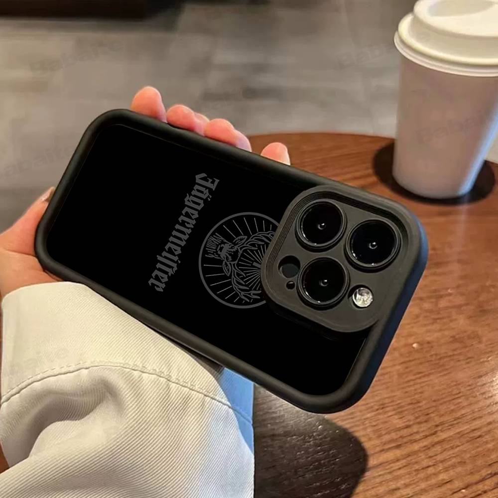 Heißes J-JaegermeisterS Für IPhone 17 Pro Max 16 15 14 13 12 11 Plus Schwarze Weiche Handyhülle