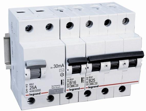 Wyłącznik Różnicowoprądowy Rx3 25A 30Ma Ac 2P Legrand