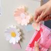 1 Set Refrigerator Magnets Cute Set of Six Clips Snack Storage Daisy Shape Gift Home Decor Durable 3D Design Creative 9x9cm