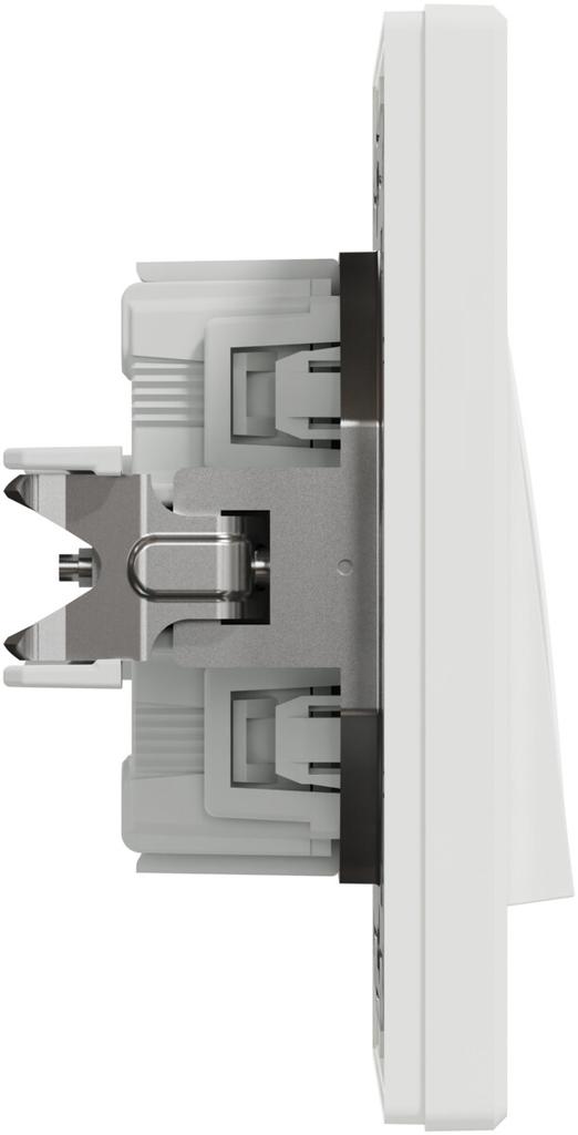Candlestick connector, white Asfora