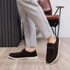 Men's shoes casual single shoes low-top foot-fitting one-pedal lazy shoes fashionable versatile large-size flat shoes men