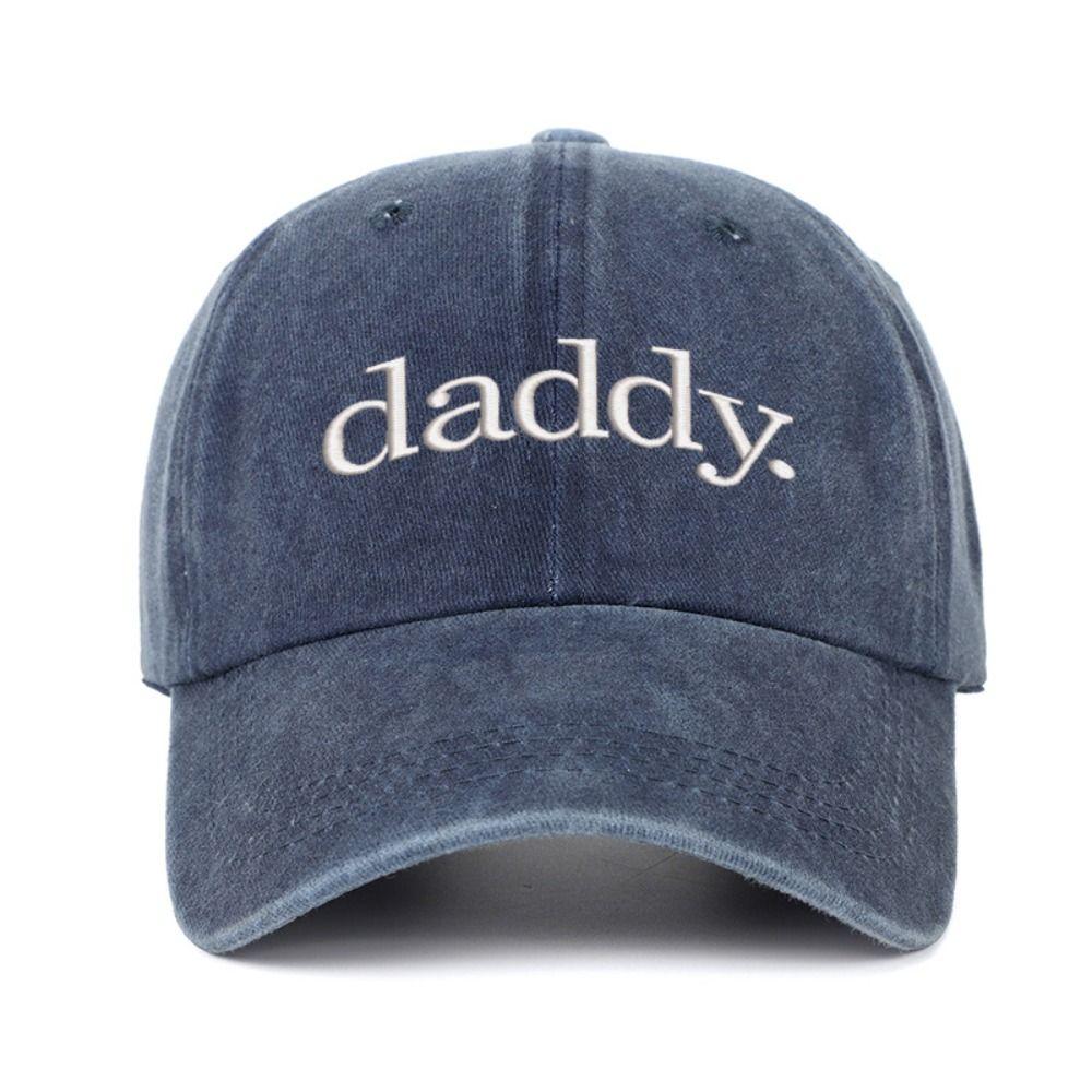 Adjustable daddy. Embroidery Caps Vintage Baseball Cap Fashion Sport Visors Cap  Father's Gift