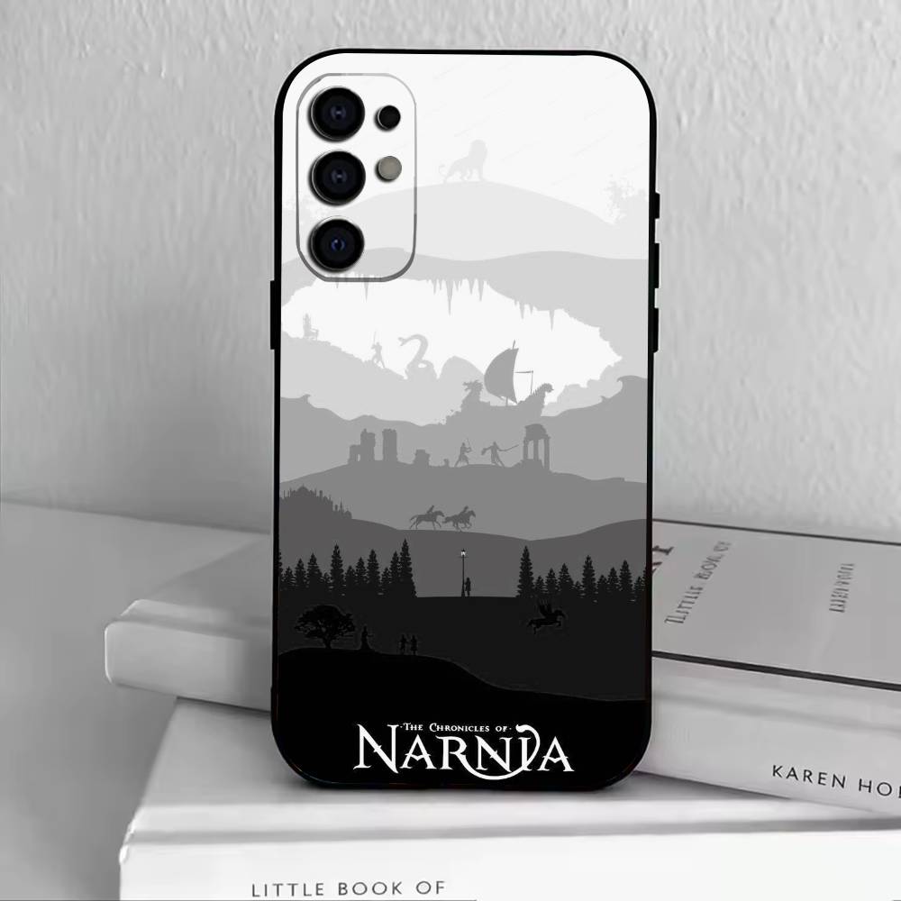 The Chronicles of N-Narnia Phone Case Black Silicone Soft For Samsung S25,S24,S21,S22,S23,S30,Ultra,S20,Plus,Fe,Lite
