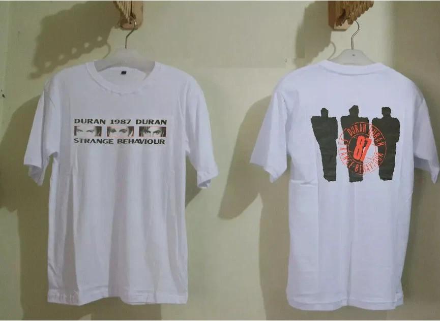 Duran Duran Shirt 1987 Vintage 80S Strange Behaviour Tour TShirt Unisex T-Shirt XXXL