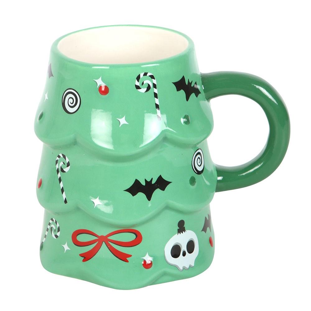 Something Different Creepy Christmas Tree Mug