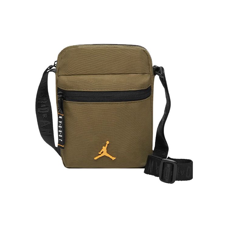 Jordan Outdoor Storage Portable Adjustable Shoulder Strap Nylon Crossbody Bag Unisex bags Olive-Green DV5363-222 Olive Green