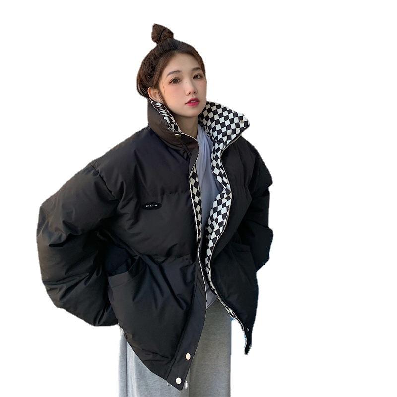 

Маленькая женская пуховая куртка Зимняя утолщенная Новый стиль Куртка-хлеб Хлопковая куртка Хлопковая куртка 2XL