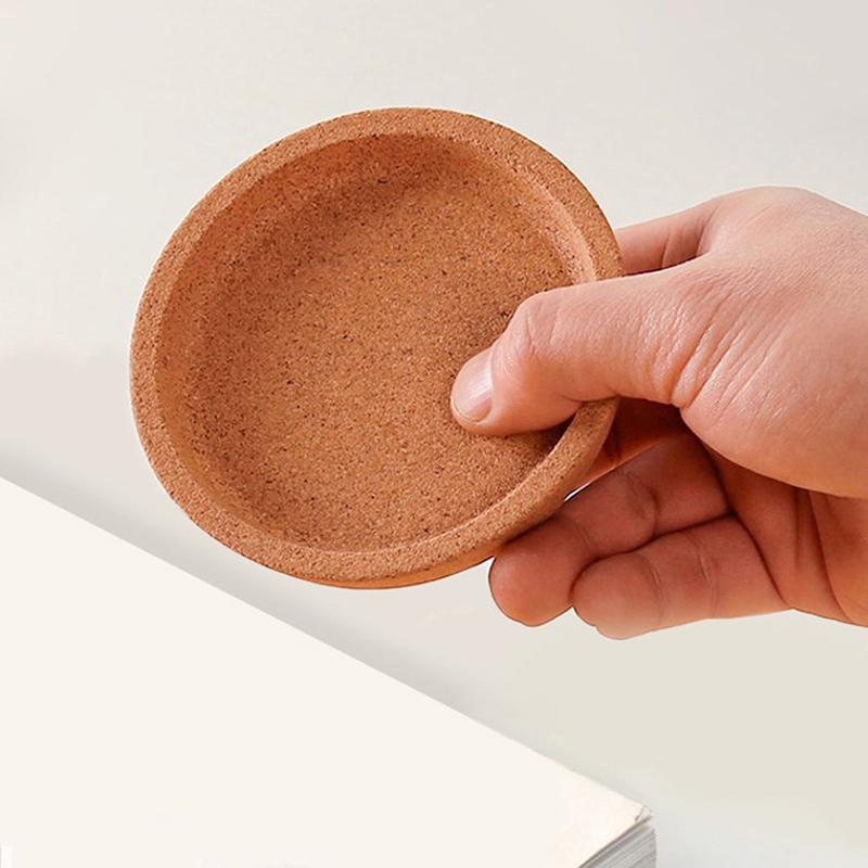 

1 шт. Нескользящие пробковые подставки Термостойкие деревянные подставки для чашек Противотепловая подкладка Подставки Подставка для кружки Подставки для чая Посуда Декор 1PC