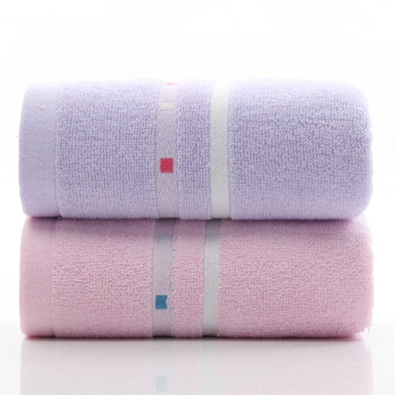 2 Towels, pure cotton face towels, suitable for adults to shower, cute female students to absorb water and not easily shed hair