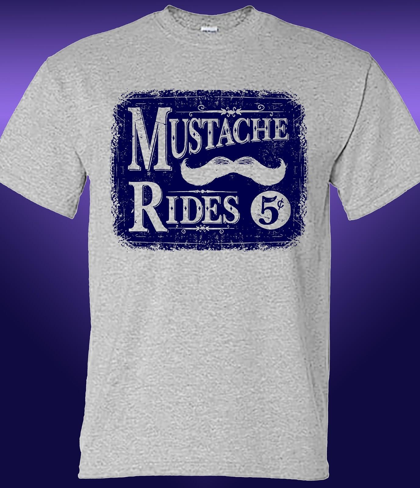 Mustache Rides only a Nickel T-shirt S разноцветный