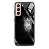 Tempered Glass Case For Samsung Galaxy S22 S20 S21 FE S10 S9 S8 Plus Ultra S10Lite Wolf Dog Cat Bird Lion Tiger Animal Shell