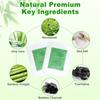 Aloe Charcoal Foot Patches, 10 Patches Per Bag, Deep Cleansing Foot Patches , Promotes Restful Sleep, Helps Purify The Body