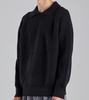 Beoteunseoul Wool Blend Heavy Open Collar Knit (Black)