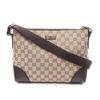 Used GG Canvas Shoulder Bag 114273 Canvas Leather Beige Brown Used Women