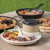 4 Grid Dinner Plate Food Contact Grade Compartment Design Plastic Portable Breakfast Tray Lunch Eating Dish Daily Use