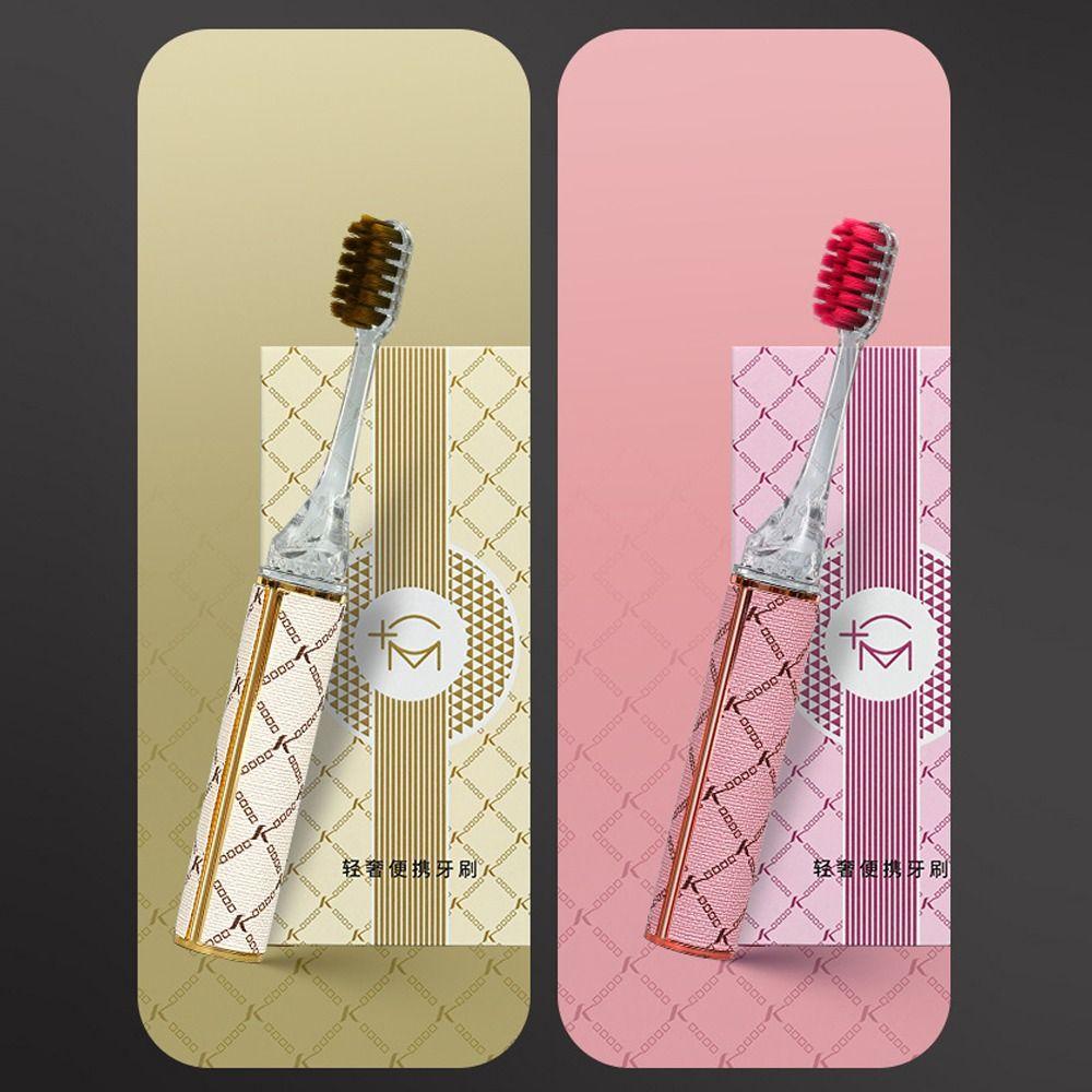 Lipstick Shaped Toothbrush Detachable Oral Care New Cleaning Teeth  Travel