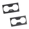 Center Console Cup Holder Trim Cover Fit For Tesla Cybertruck 2026 Black Carbon Fiber Pattern/Matte Carbon Fiber Pattern