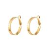 European & American Luxury Textured Earrings: Elegant, Versatile, Unique Design for Women