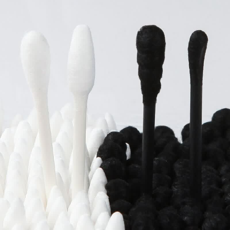 Double-Ended Cotton Swabs for Ear Cleaning & Makeup