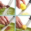 2PCS Multi-functional Cheese Grater Ginger Lemon Zester Chocolate Chopper Fruit Peeler Planer Vegetables Cutter Kitchen Gadgets