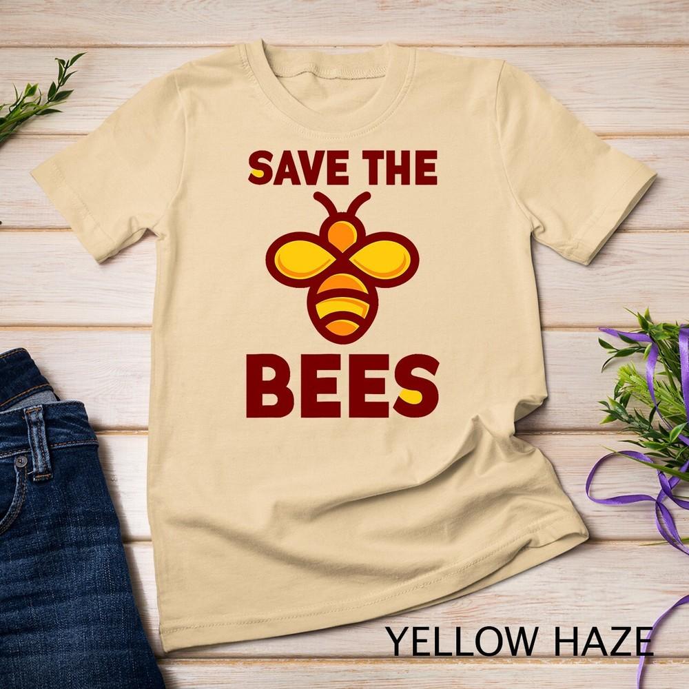 

Save The Bees Beekeeper Honey Bee Lover Conservation Shirt Unisex T-shirt S