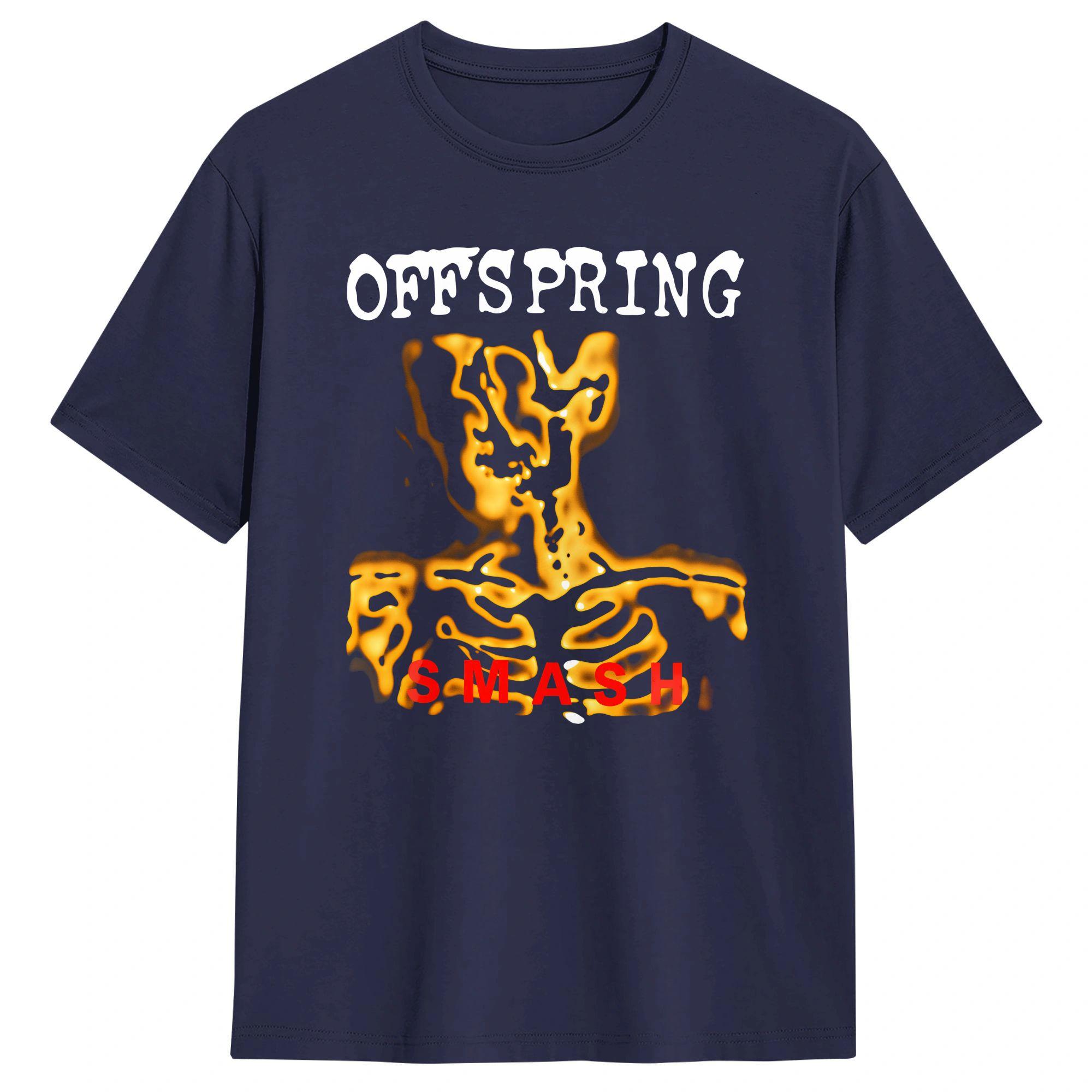 

Funny The Offspring Band Smash TShirts Men Crew Neck 100 Cotton T Shirts Short Sleeve Tee Shirt Plus Size Clothes 4XL