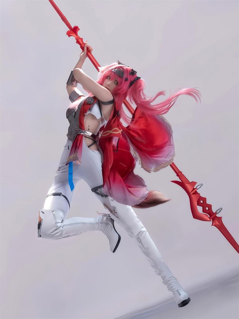 Narushio Cosplay Lupa Cosplay Lupa Meichou from Wuthering Popular Game Costume for Photoshoots [NOKIJP] Costume, Waves, (Lupa, L)