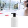 Shampoo Dispenser Bottle Plastic 500ml Large Capacity Home Decoration with Pump for Bathroom Black