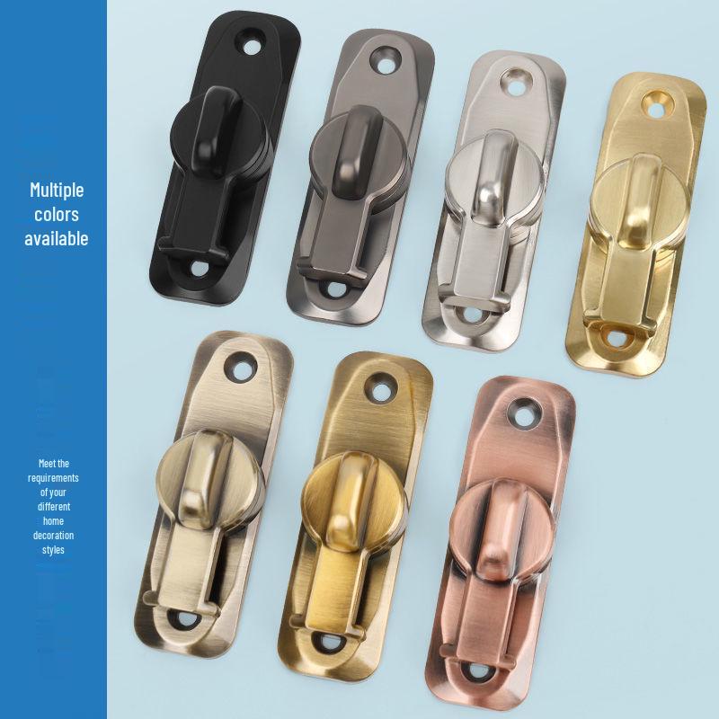 90° Zámek na posuvné dveře (stodolové dveře): Západka bez vrtání, Spona na posuvné dveře, Bezpečnostní šroub