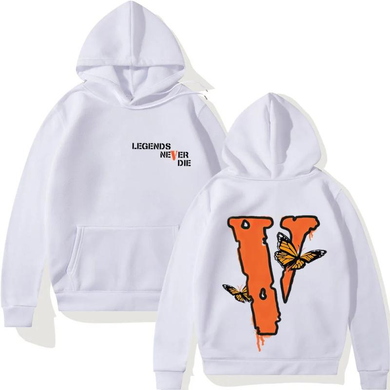 Unisex couple loose V-print hoodie