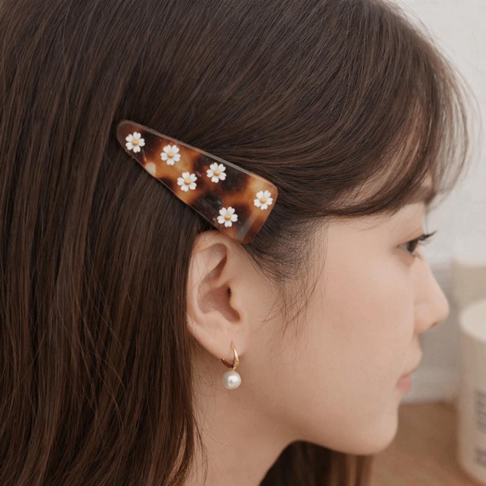 Vintage Söta Hårklämmor Elegant Söt Anknäbbsklämma Hårnål Blomma Hårklämma Huvudbonad