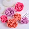 3D Rose Flower Shape Silicone Candle Mold DIY Aromath Soap Candles Molds Chocolate Baking Making Valentine's Day Craft Gifts
