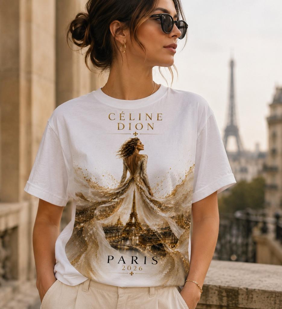 Céline Dion The Return To Paris 2026 Golden Elegance-