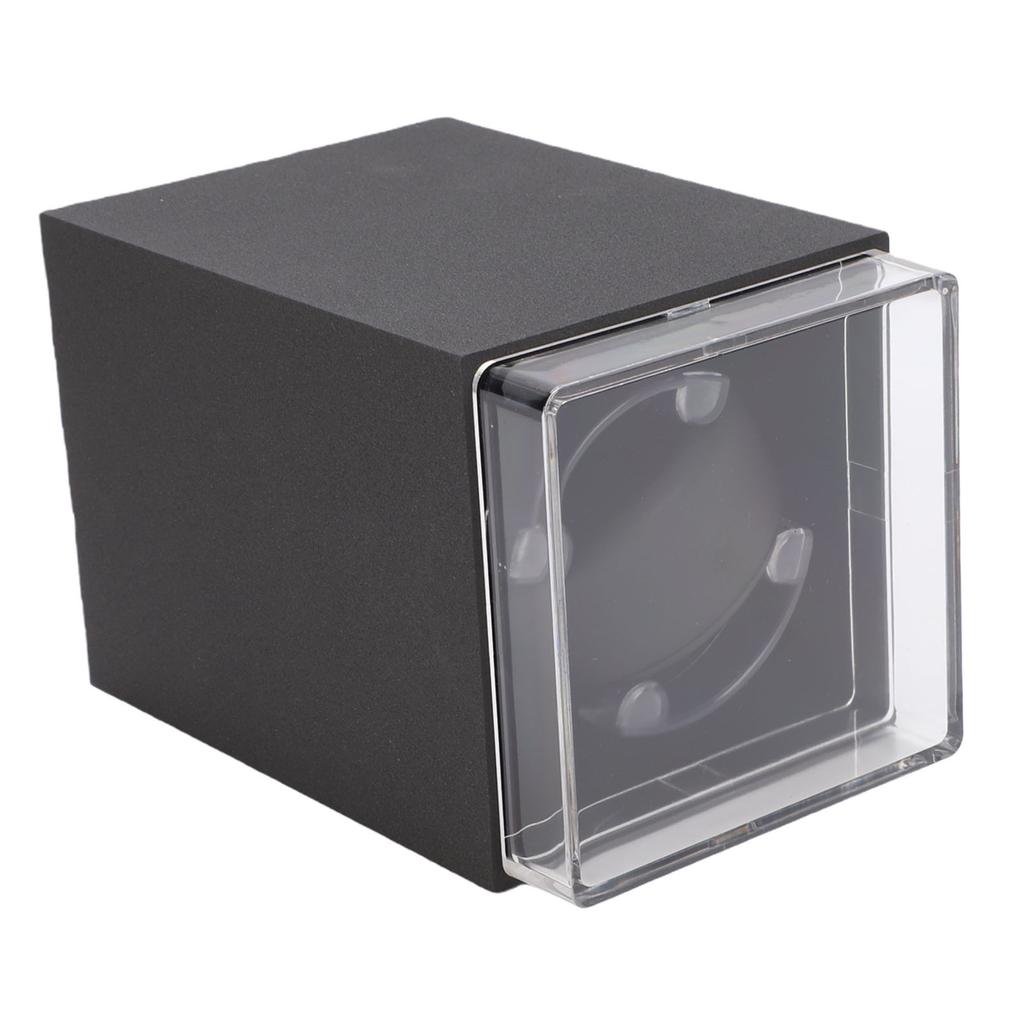 Single Watch Winder Anti Magnetic Automatic Mechanical Watch Winder Storage Box with LED Light for Men Birthday Gift