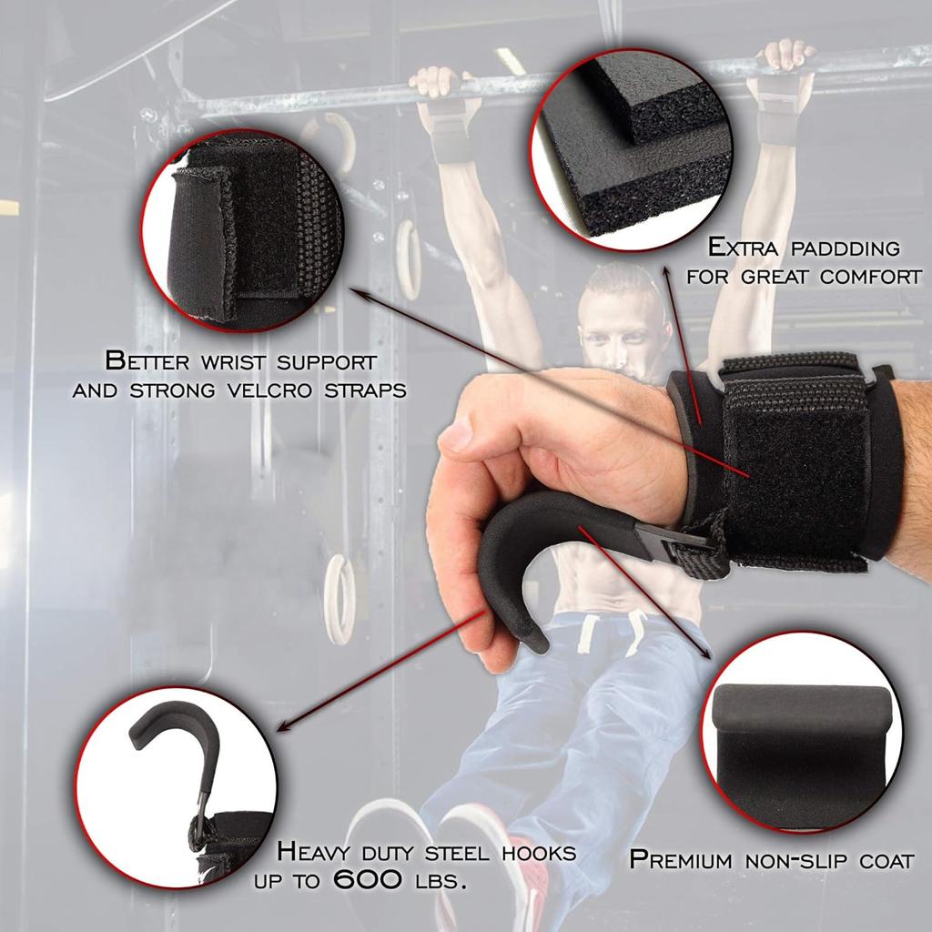 Rukavice na mrtvý tah Podložky na úchop Alternativa v posilovně Silový trénink Zápěstní háky Popruhy na zvedání závaží pro maximální podporu úchopu