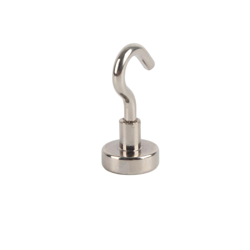 10Pcs/set Heavy Duty Hanging Hook Powerful Magnetic Hooks Indoors Organization Tools 16MM