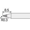 HOZAN Bit Replacement Part, Lead-Free Solder Compatible, Type B Tip, Compatible with HS-51/HS-51-220, HS-51B09