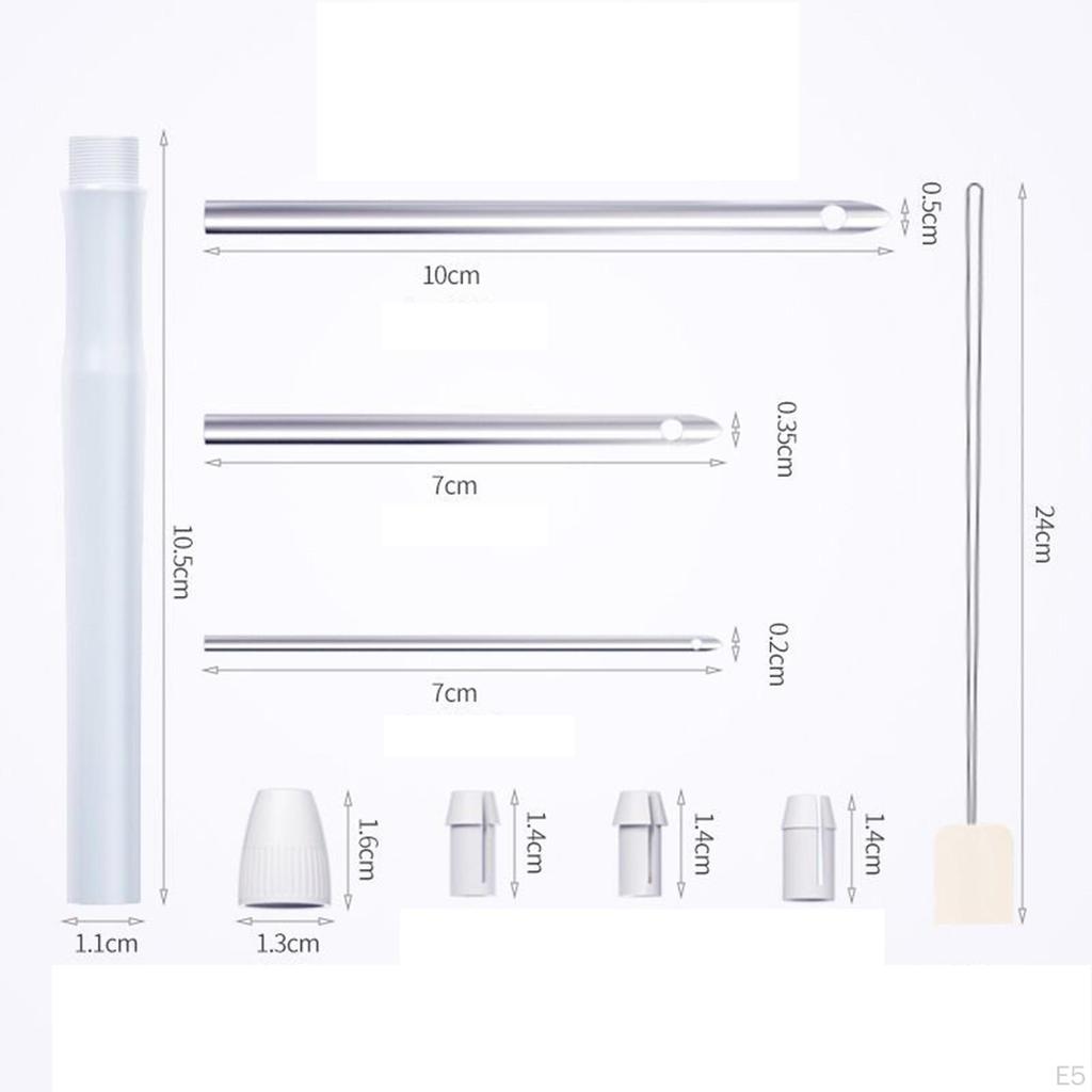 Embroidery Punch Set Handmade Crochet Tool Simple To Use Gift Multifunction Crafts 16 Pieces/Set for
