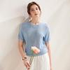 Zhaojun 2026 Spring/Summer Linen Short Sleeve Knit T-Shirt