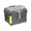 36L BPC Rear Box Top Case Backrest Square Touring Travel Storage Black