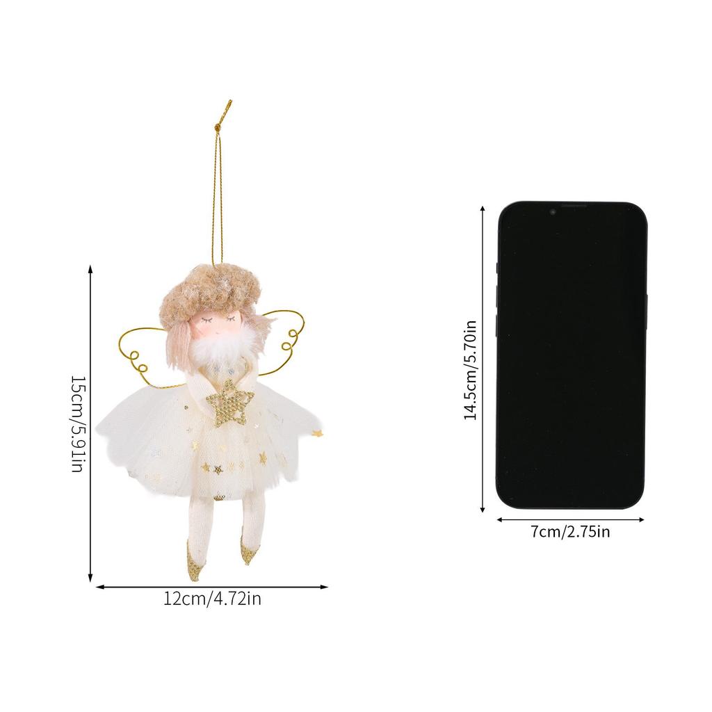 Rosa Engel Weihnachtsbaumschmuck Anhänger