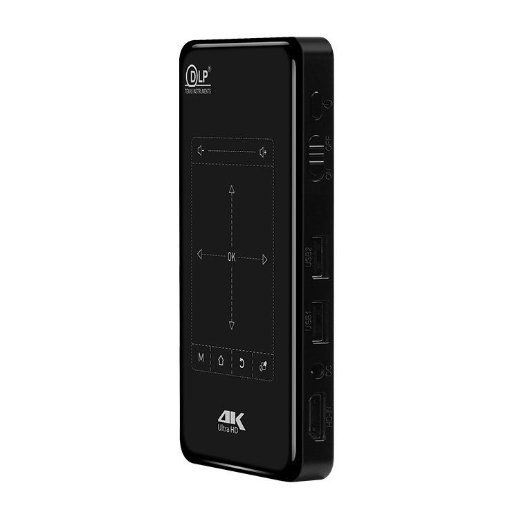 DLP 4K 3D HD Mini Projector with Mobile Connectivity, 2+32G