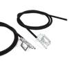 BSR671 Sunroof Sliding Roof Glass Lifter Pull Cable Set Left Right for Peugeot 206 206+ 207 842461