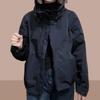 Original Lined Autumn Women's Short Windbreaker Jacket - Stylish Petite Fit
