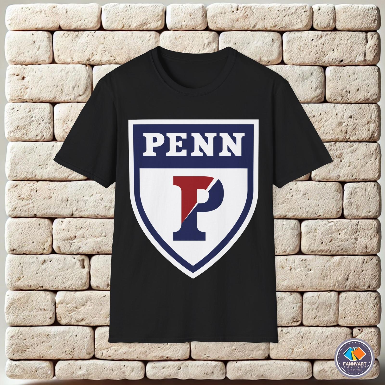 The University of Pennsylvania Penn Emblem Logo Unisex T-Shirt XXXXL