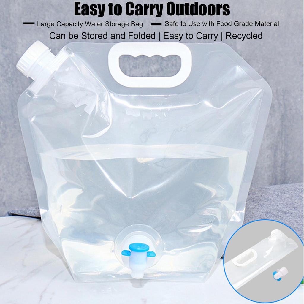 Buy Collapsible Water ContainerPortable Camping Water Bag5L/10L