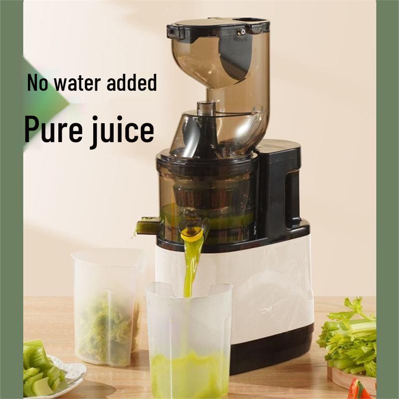 Lei De Zhu Electric Juicer: Large-Caliber, Automatic Juice & Pulp Separator for Fruits & Vegetables