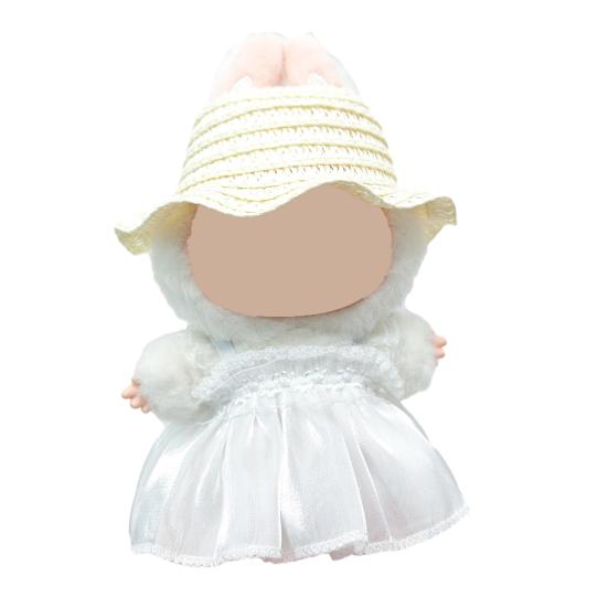 Baby Clothes Set with Hats Hair Accessories Soft Fabric Doll Wedding