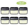 158 LED Solar Wall Lights Outdoor ecurity Light Motion Sensor Waterproof 3 Modes Courtyard Wall Lamp Garden Decor Garage Lamp