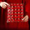 Mini Flocked Red Lanterns Red Flocking Flocking Festive Lantern  Wedding